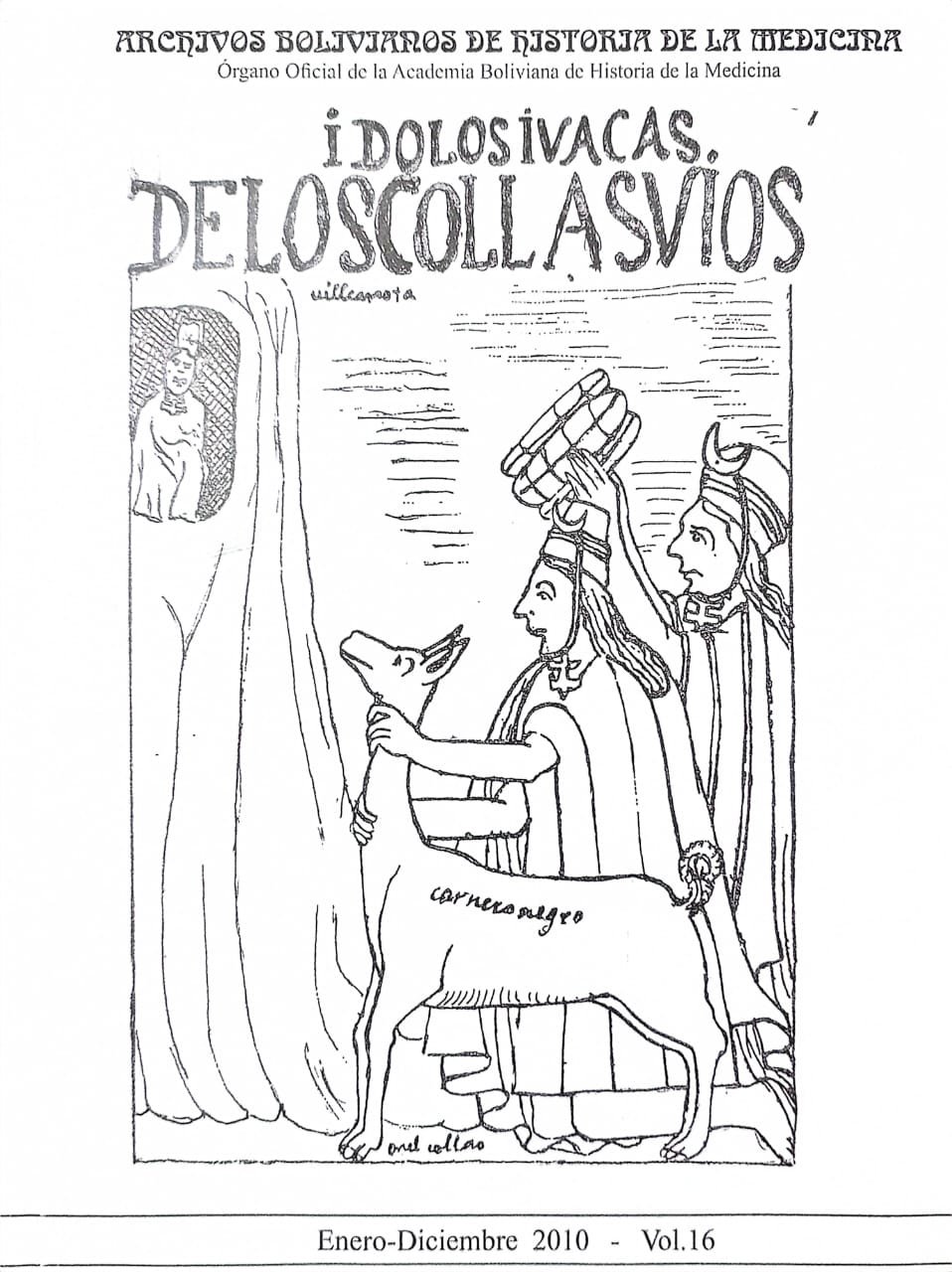 Portada de Archivo de Historia de la Medicina — Volumen 16 N°